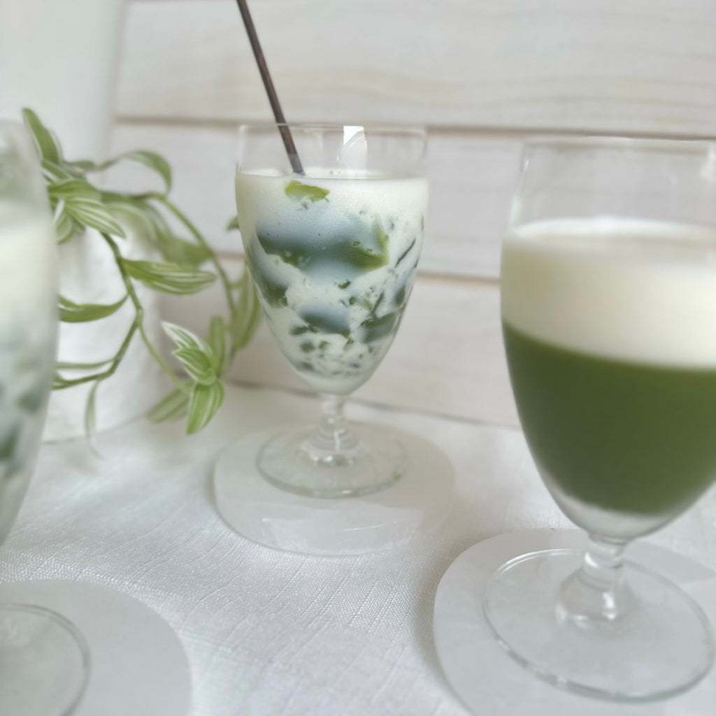 Matcha Kanten Jelly Milk (抹茶寒天ミルク)