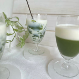 Matcha Kanten Jelly Milk (抹茶寒天ミルク)