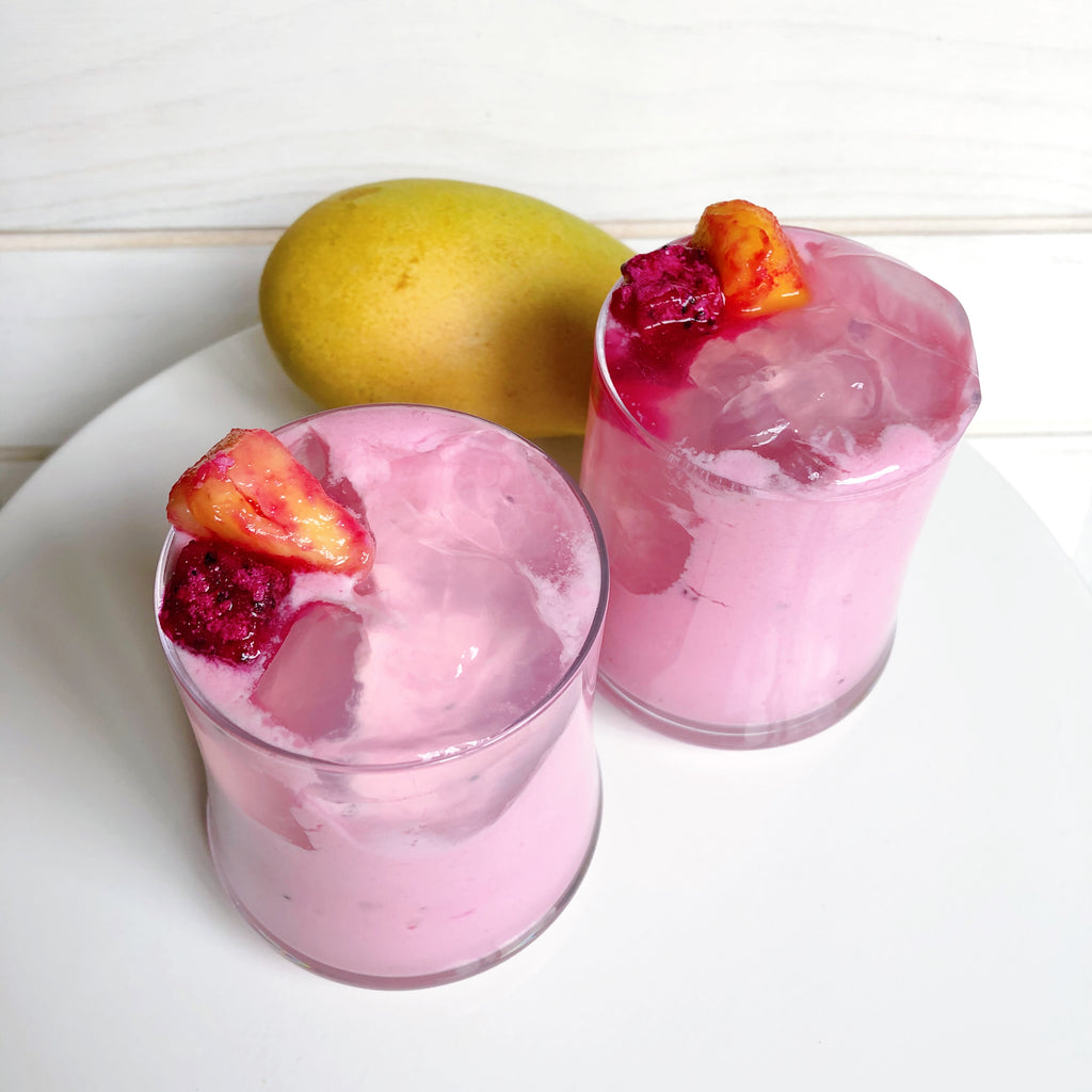 healthy tropical fruit smoothie