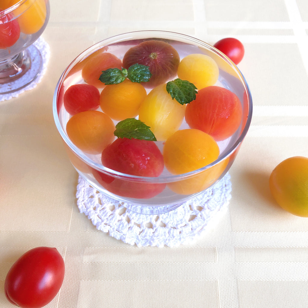 Fruit Tomato Kanten Dessert (フルーツトマト寒天デザート)