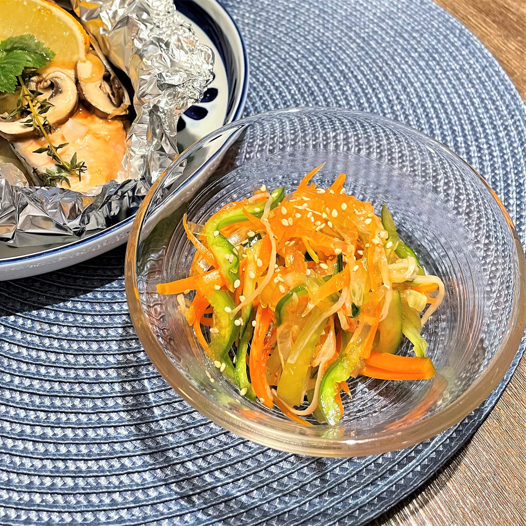 Tokoroten Chinese-style Salad (ところてん中華風サラダ)