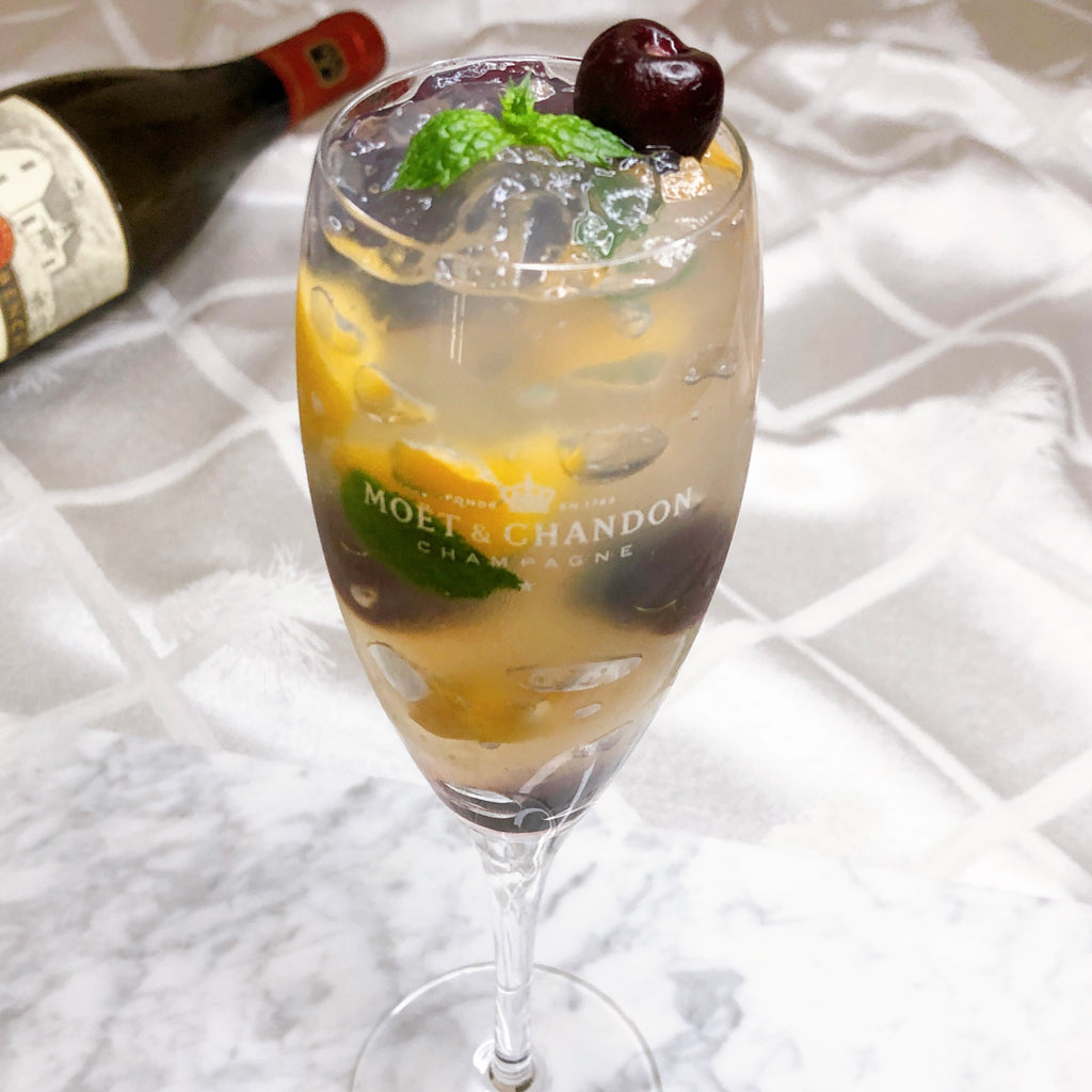 White Wine Kanten Jelly (白ワイン寒天ゼリー)