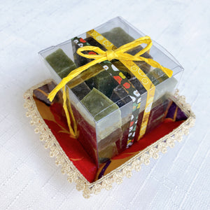 Kanten Crystal Candies [琥珀糖 Kohakutou]-Tea flavours in Clear Box